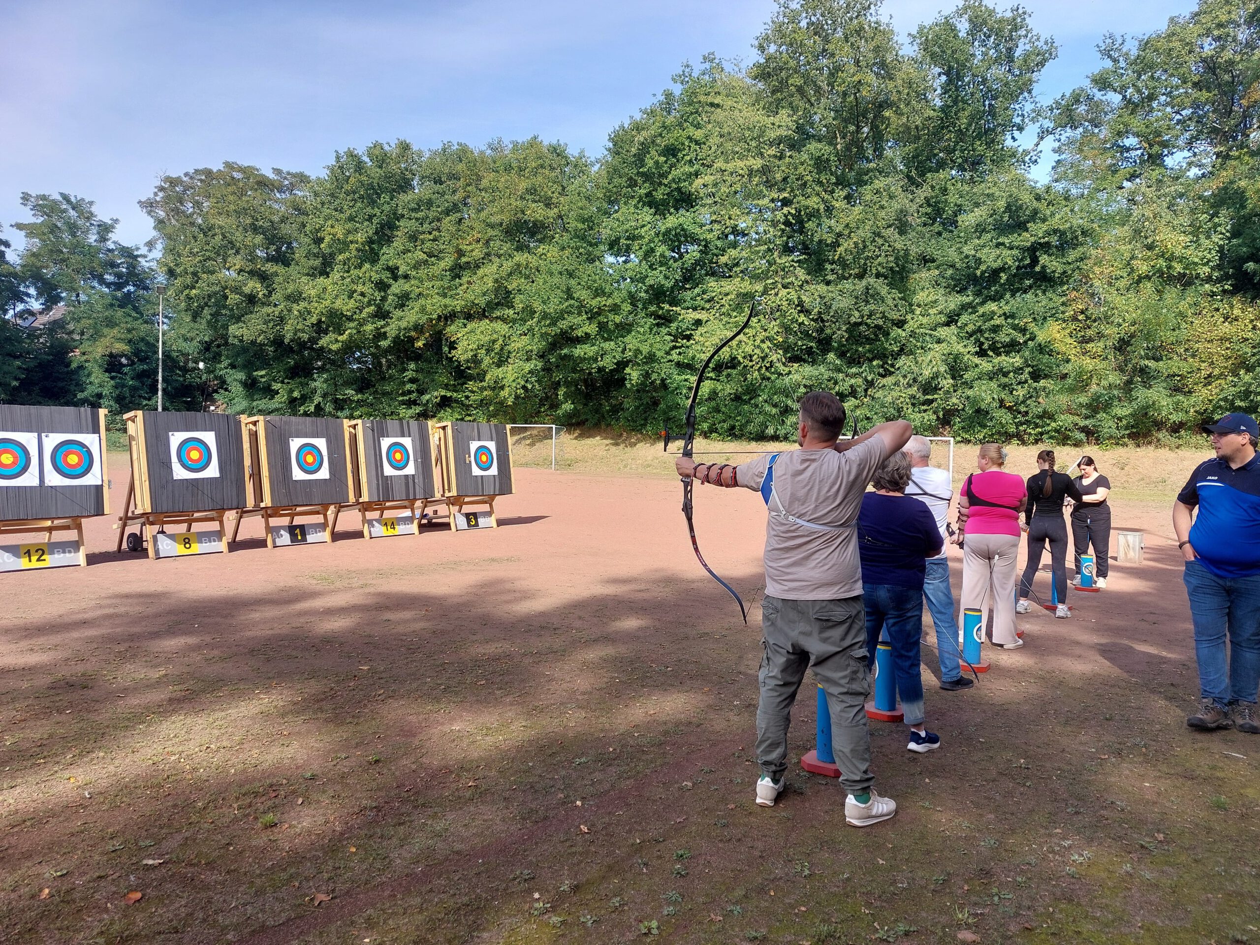 Schnuppertag Teilnehmer beim Schießen Schussablauf in einer Passe